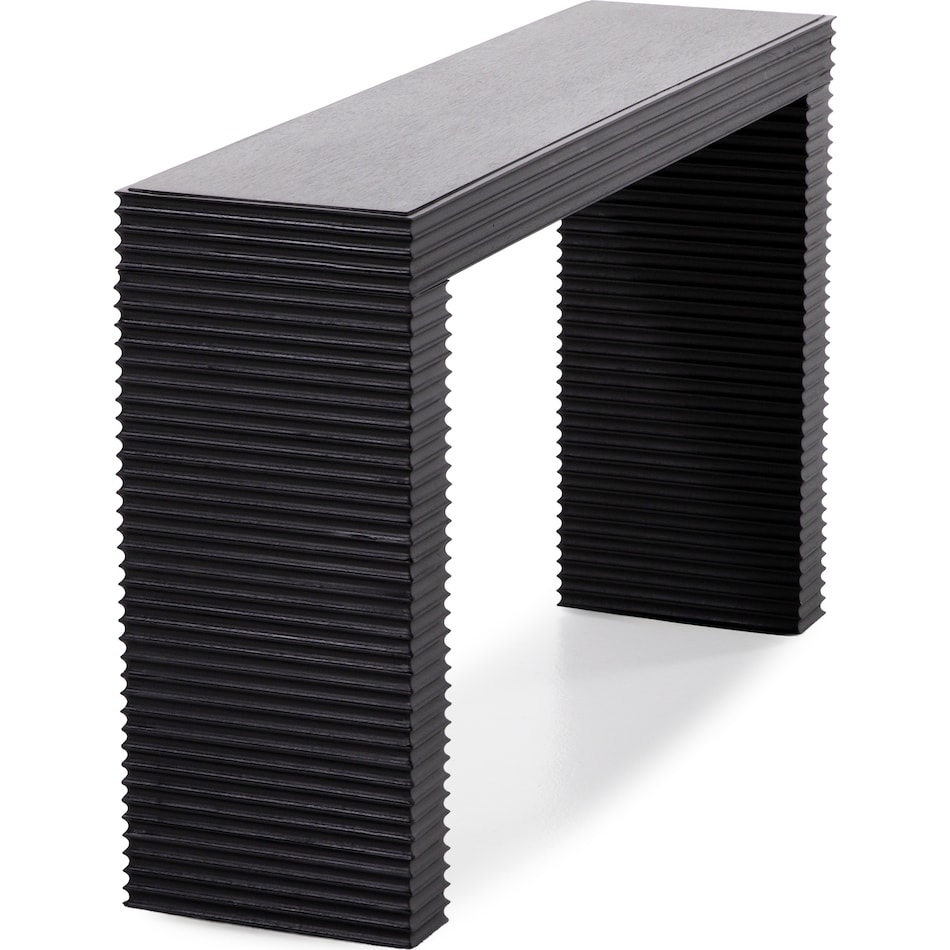 cres black hall entry table hnd  