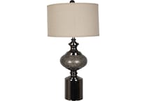 cres black table lamp   