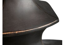 cres black table lamp   