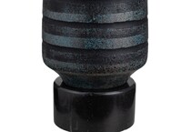 cres black table lamp   