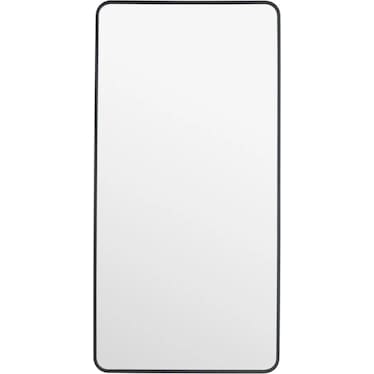 Black Metal Wall Mirror 37"W x 73"H