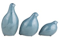 cres blue figurines set  