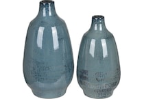 cres blue jar vase bowl plate set  