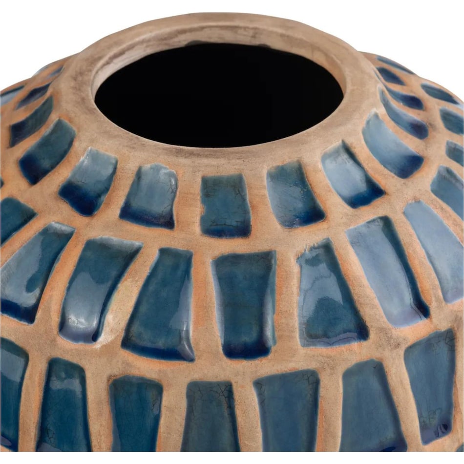 cres blue jar vase bowl plate set  