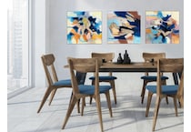 cres blue paintings set  