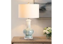 cres blue table lamp   