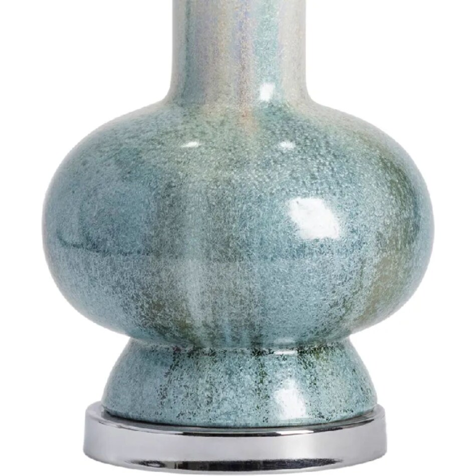 cres blue table lamp   