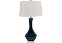 cres blue table lamp   