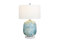 cres blue table lamp   