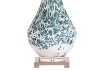 cres blue table lamp   