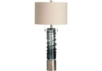 cres blue table lamp   