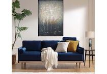 cres blue table lamp   