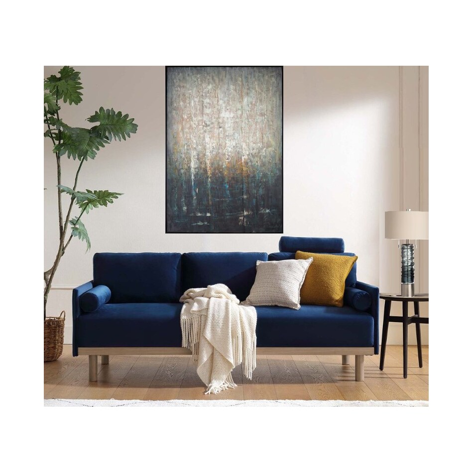 cres blue table lamp   