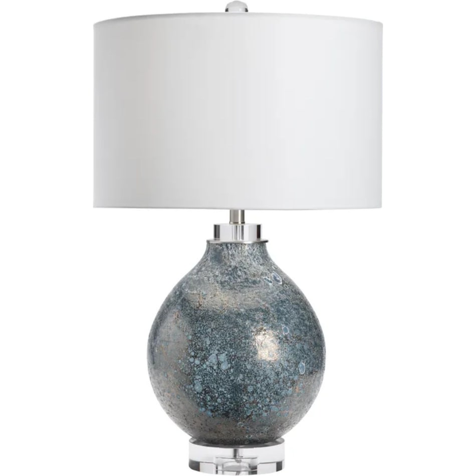 cres blue table lamp   