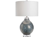 cres blue table lamp   