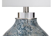 cres blue table lamp   