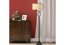 cres bronze floor lamp   