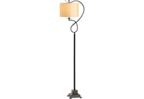 cres bronze floor lamp   
