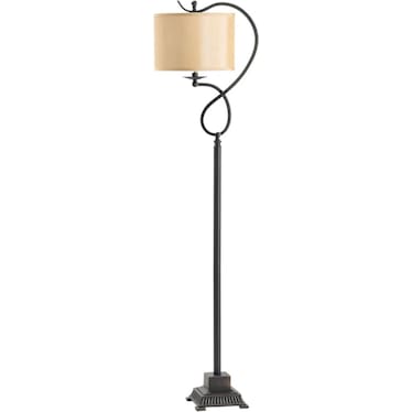Bronze Twist Floor Lamp 61"H
