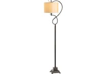 cres bronze floor lamp   