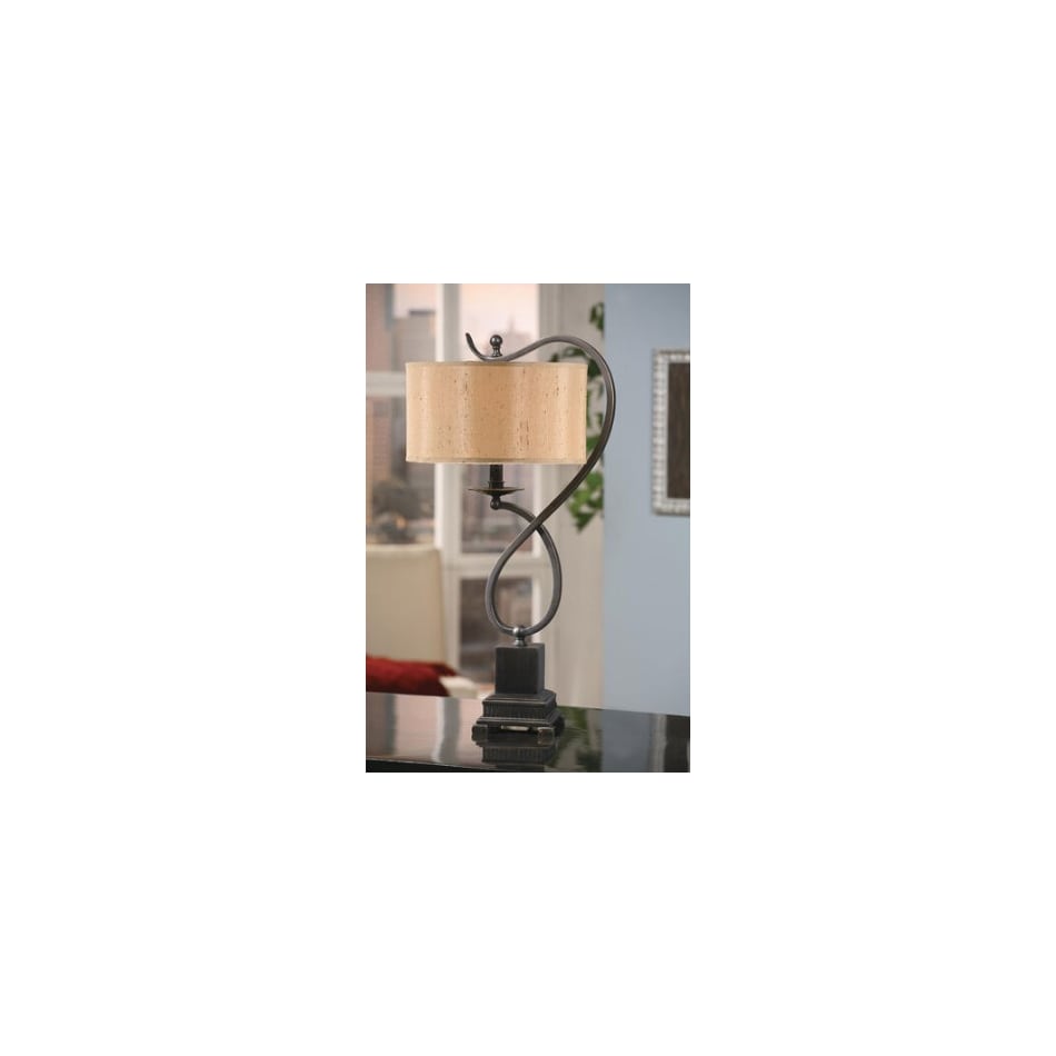 cres bronze table lamp   