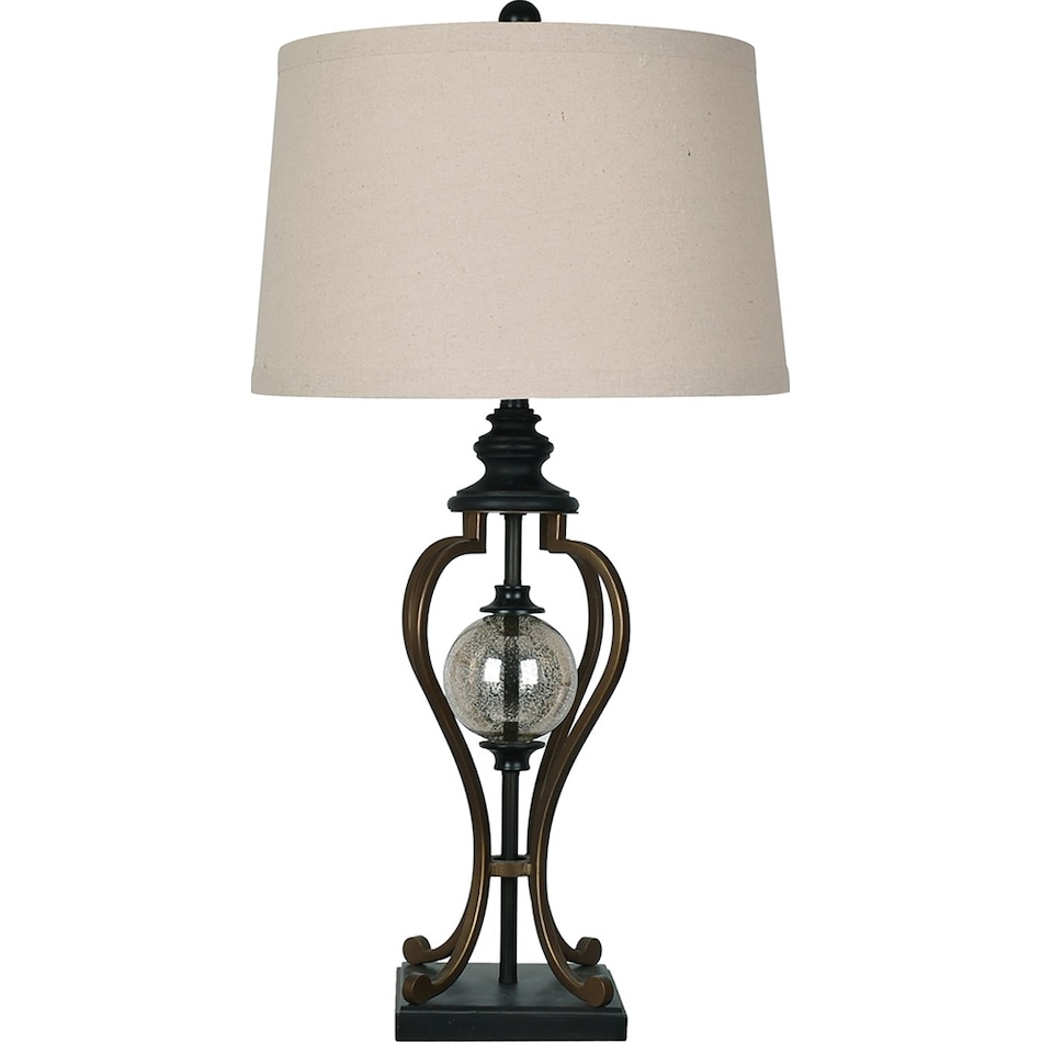 cres bronze table lamp   