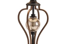 cres bronze table lamp   