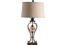 cres bronze table lamp   