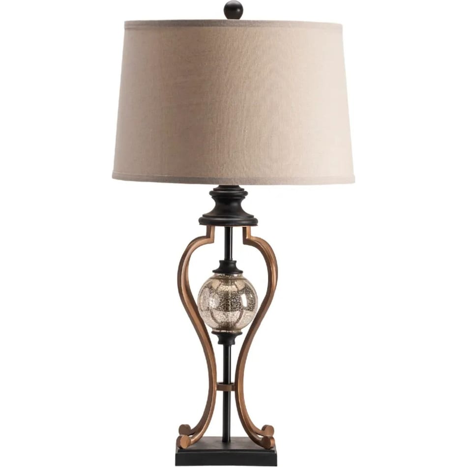 cres bronze table lamp   