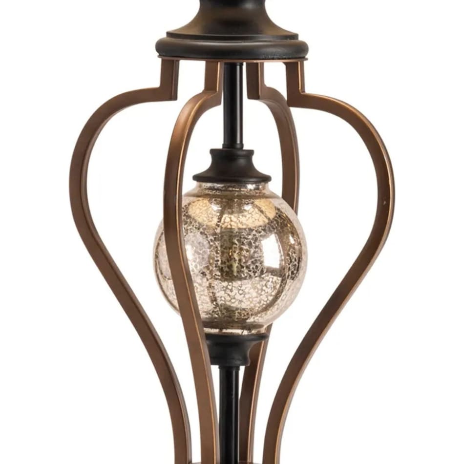 cres bronze table lamp   