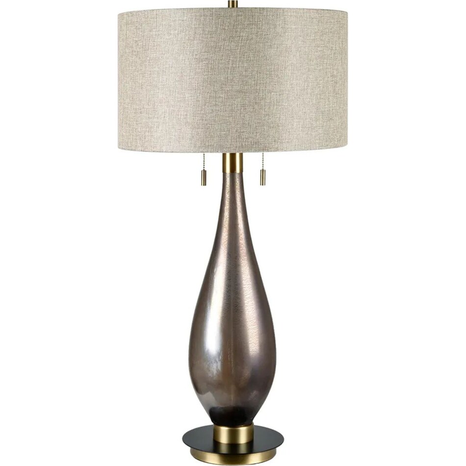 cres bronze table lamp   