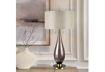 cres bronze table lamp   