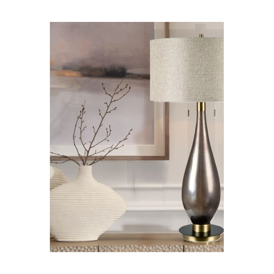 cres bronze table lamp   