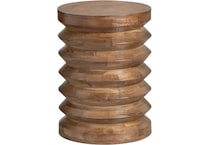 cres brown chairside table kmp  