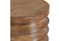 cres brown chairside table kmp  