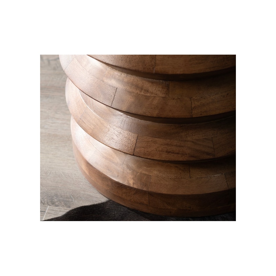 cres brown chairside table kmp  