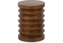 cres brown chairside table kmp  