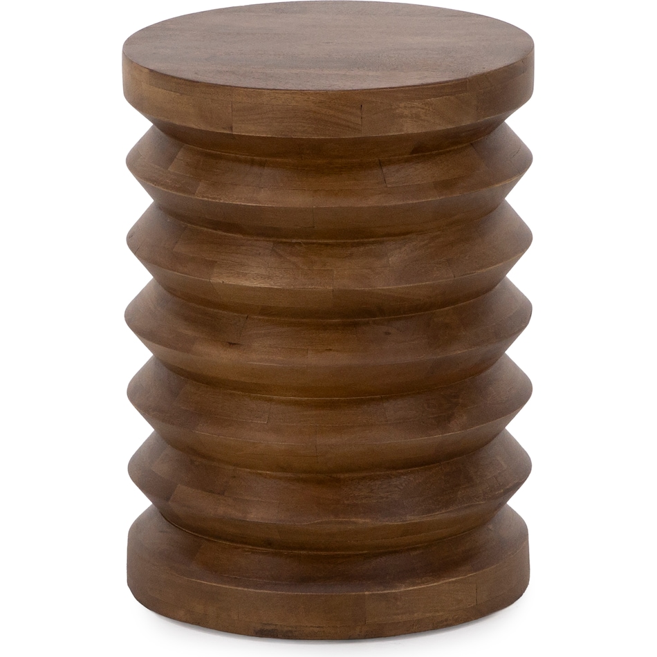 cres brown chairside table kmp  