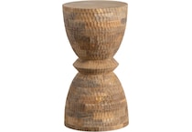 cres brown chairside table gbs  