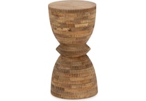 cres brown chairside table gbs  