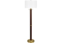 cres brown floor lamp   