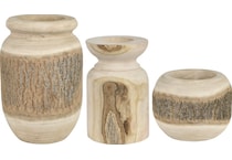 cres brown jar vase bowl plate set  