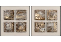 cres brown metal set  
