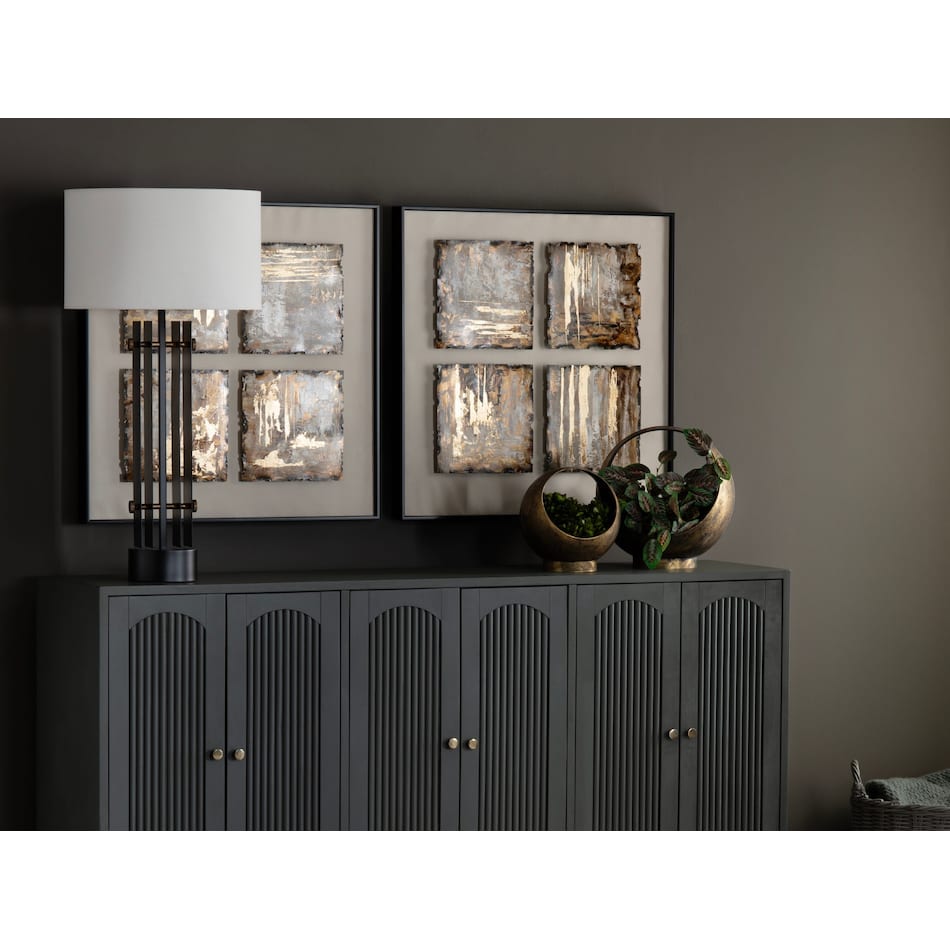 cres brown metal set  