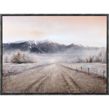 Bozeman Landscape Framed Canvas 47"W x 35.5"H