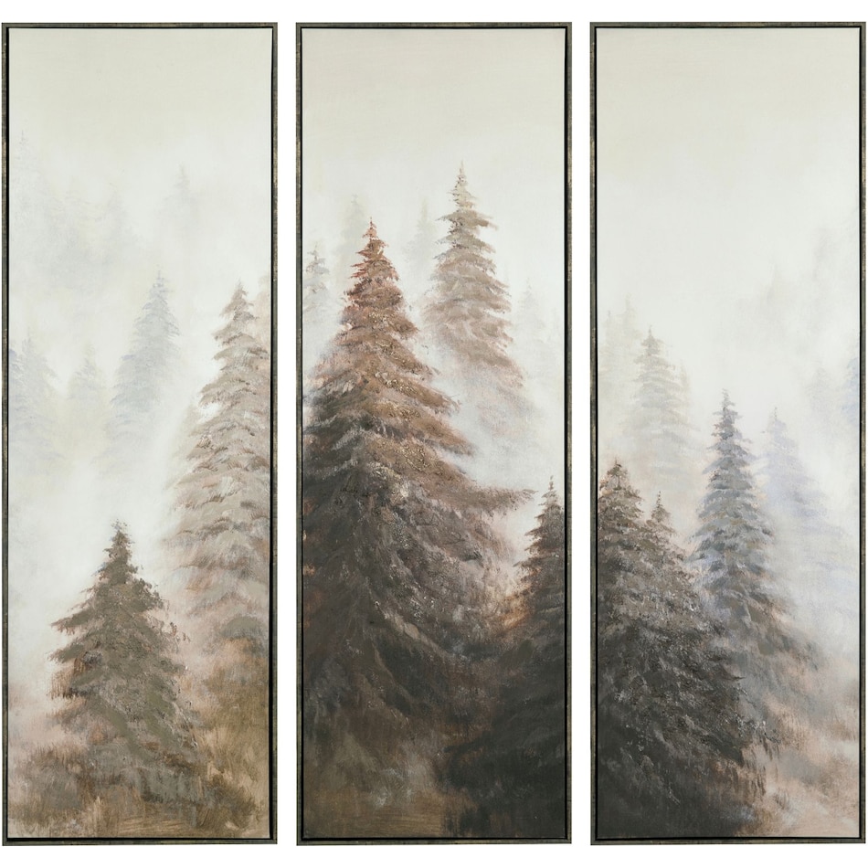 cres brown paintings set  