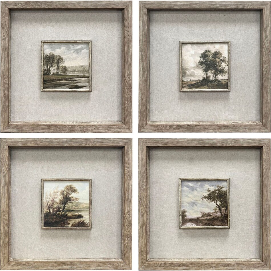 cres brown paintings set  