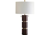 cres brown table lamp   
