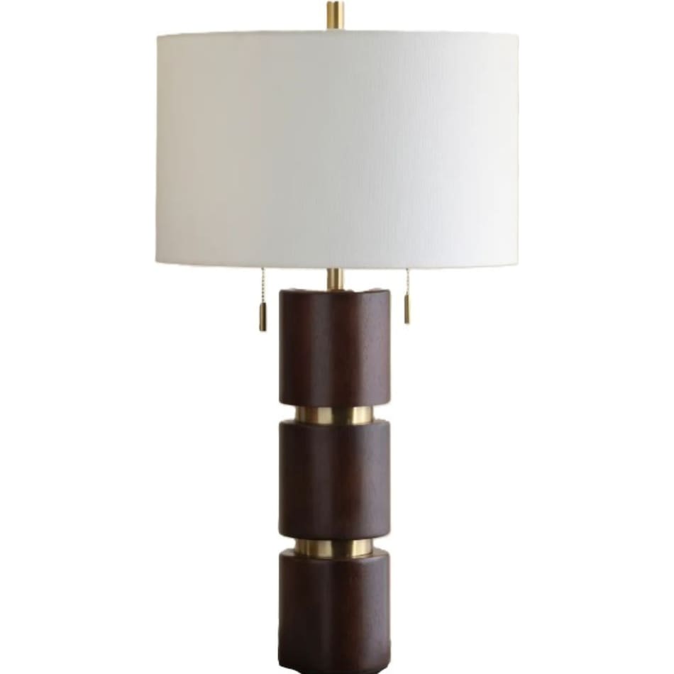 cres brown table lamp   