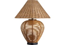 cres brown table lamp   